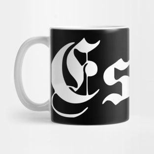 Essen written with gothic font Mug